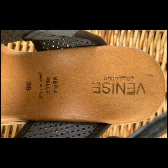 VENESE Parisian Made Sandal, Size 38, Worn Once, Like New Condition - Picture 6 of 6